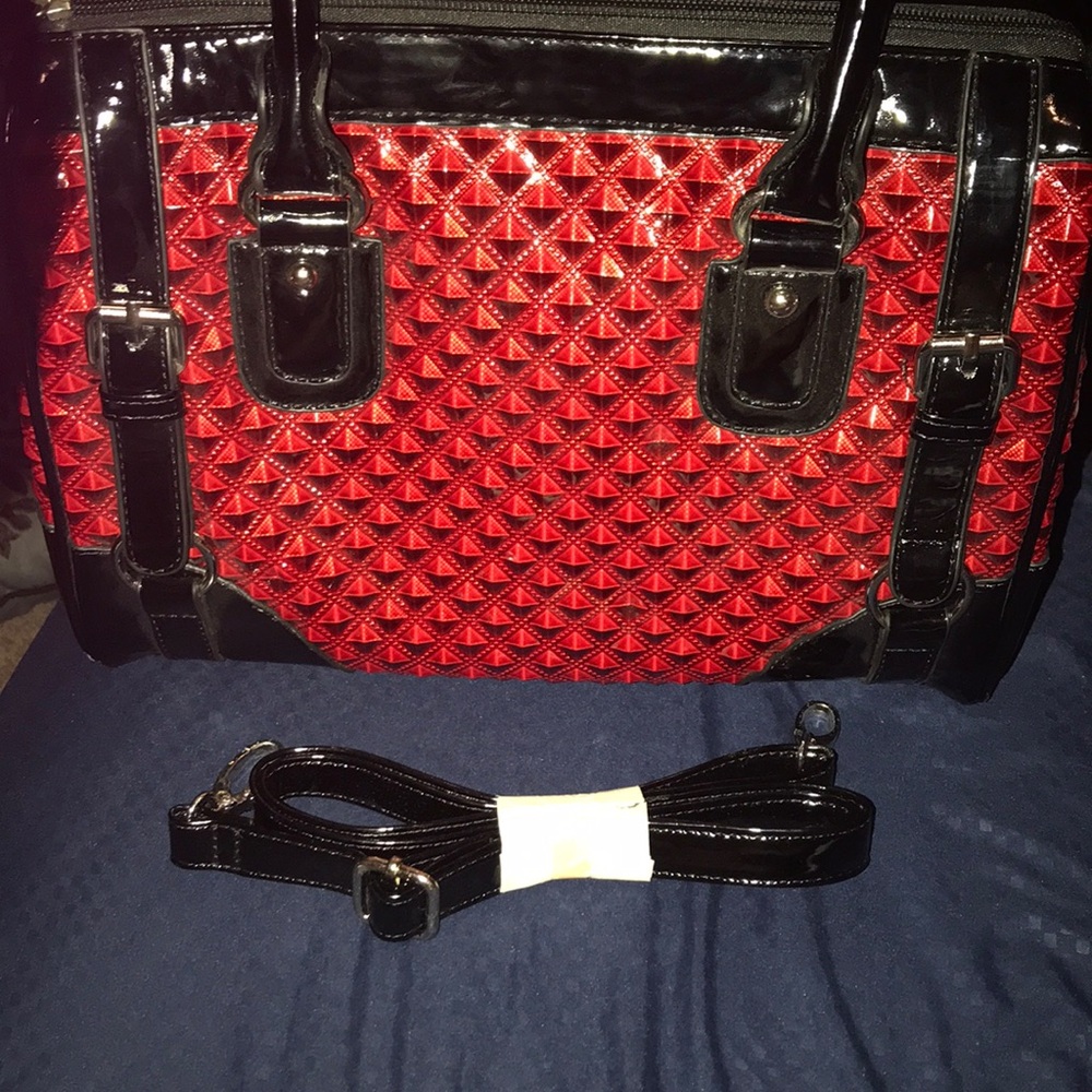 Red and Black Purse
